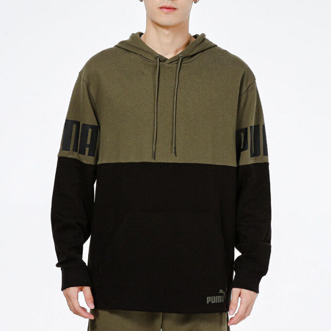 Sudadera con capucha Power Colorbloc «Verde»