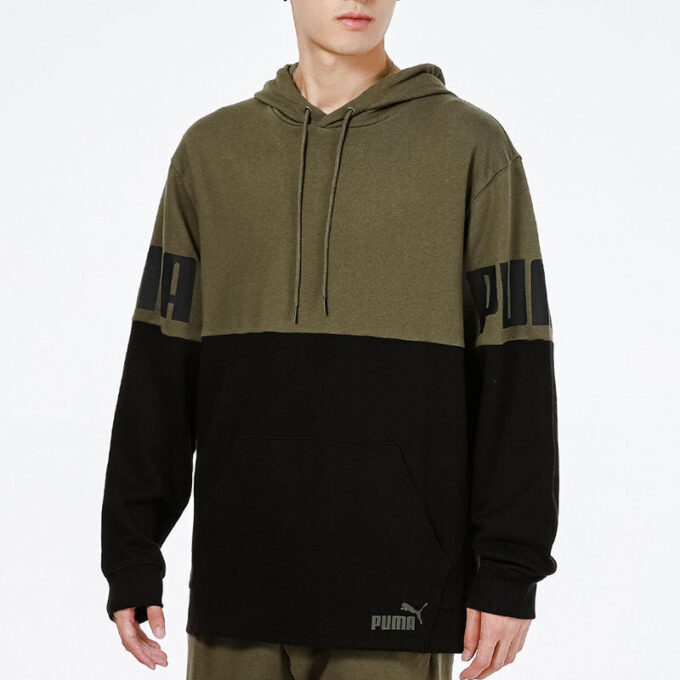 Sudadera con capucha Power Colorbloc «Verde»