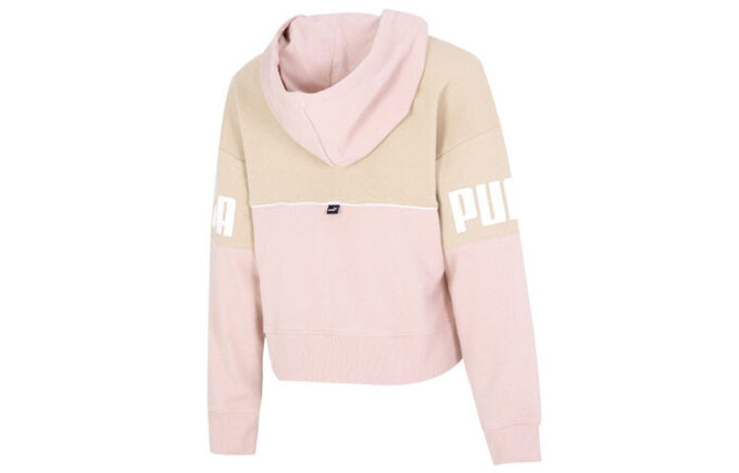 Sudadera con capucha Power Colorblock «Rosa» (Mujeres)