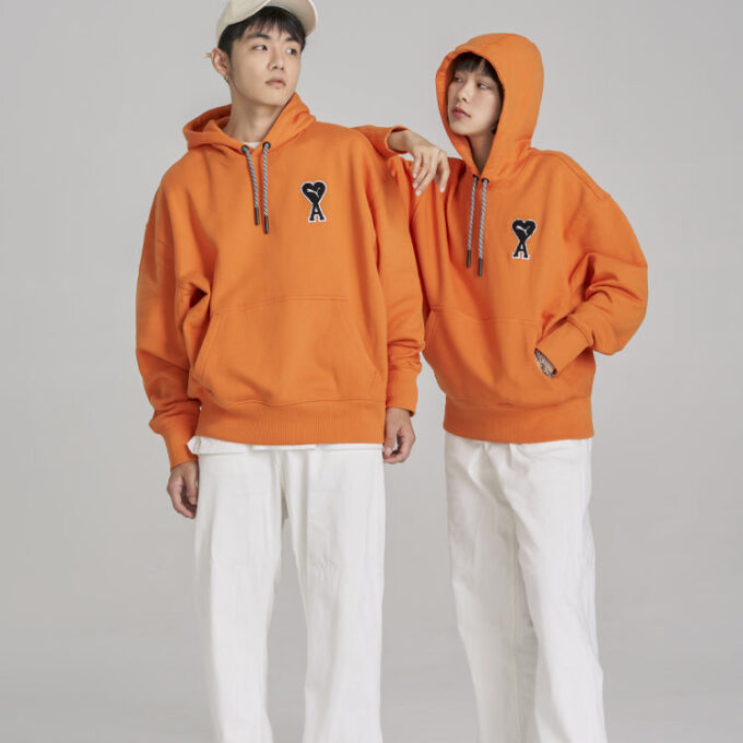 Sudadera con capucha PUMA x Ami «Naranja»
