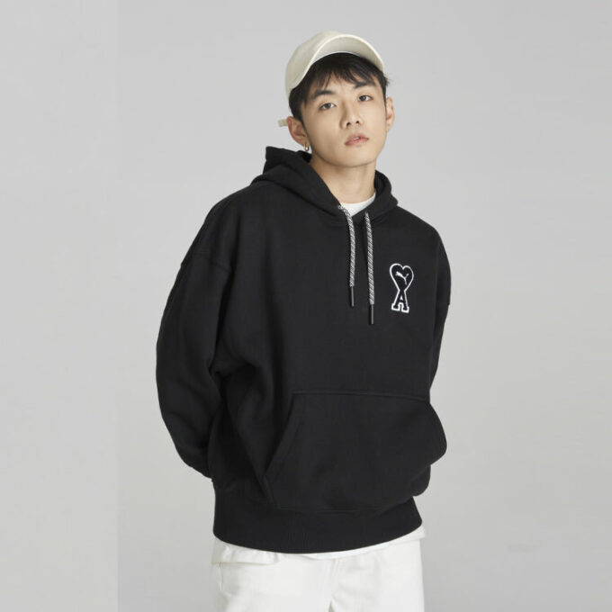 Sudadera con capucha PUMA x Ami «Negra»