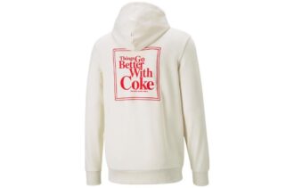 Sudadera con capucha PUMA x Coca Cola «Blanca»