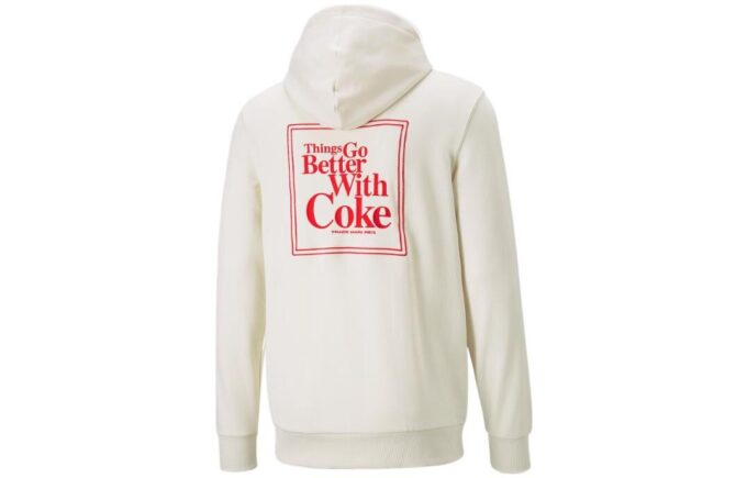 Sudadera con capucha PUMA x Coca Cola «Blanca»