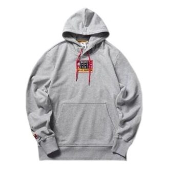 Sudadera con capucha PUMA x Helly Hansen «Gris y roja»