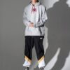 Sudadera con capucha PUMA x Helly Hansen «Gris y roja»