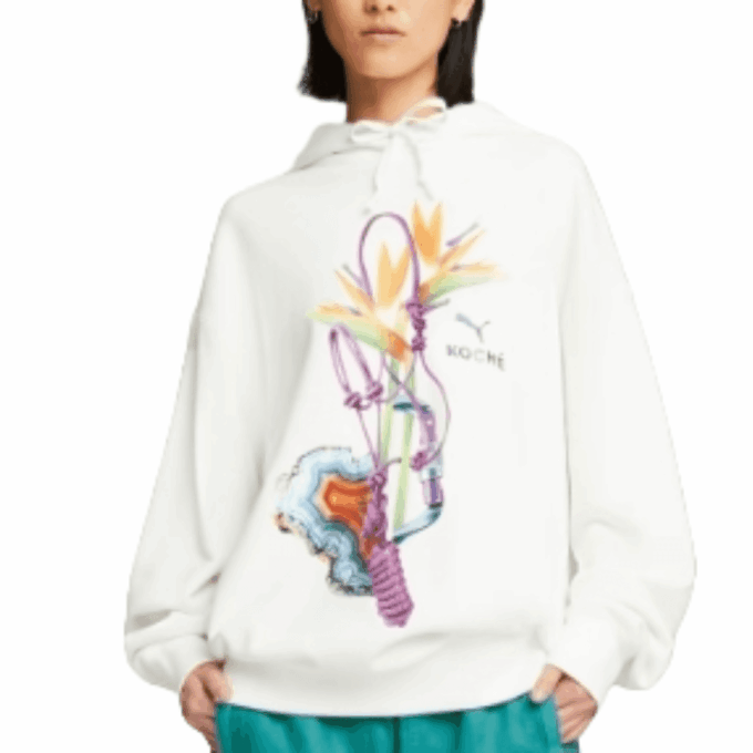 Sudadera con capucha PUMA x KOCH «Blanca Multicolor»