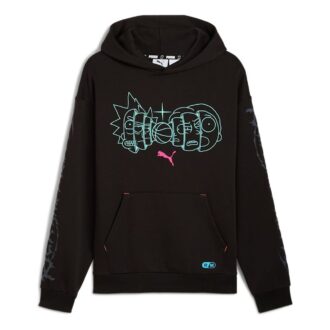 Sudadera con capucha PUMA x RICK AND MORTY «Negra»
