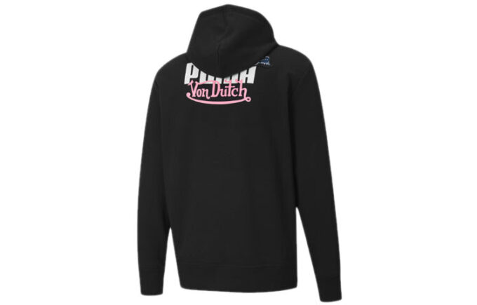 Sudadera con capucha PUMA x Von Dutch «Negro, Blanco y Rosa»