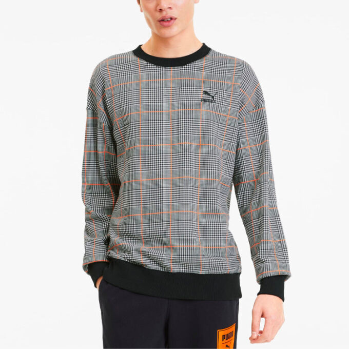 Sudadera con capucha Rechack Pack Crew «Gris, negro, blanco y naranja»