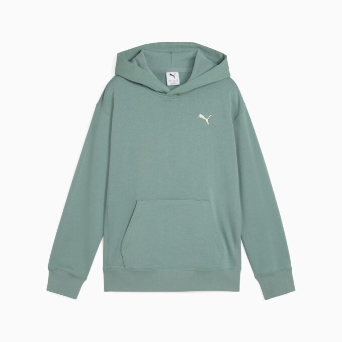 Sudadera con capucha relajada para niños grandes con elementos esenciales de armario