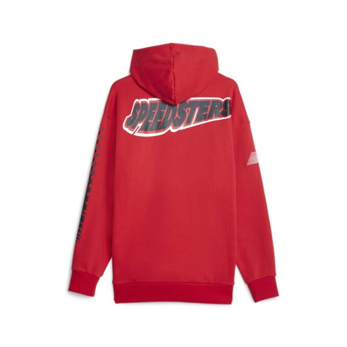 Sudadera con capucha Scuderia Ferrari Race Garage Crews «Rosso Corsa»