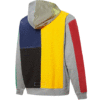 Sudadera con capucha Signature «Gris, amarillo, verde y rojo»