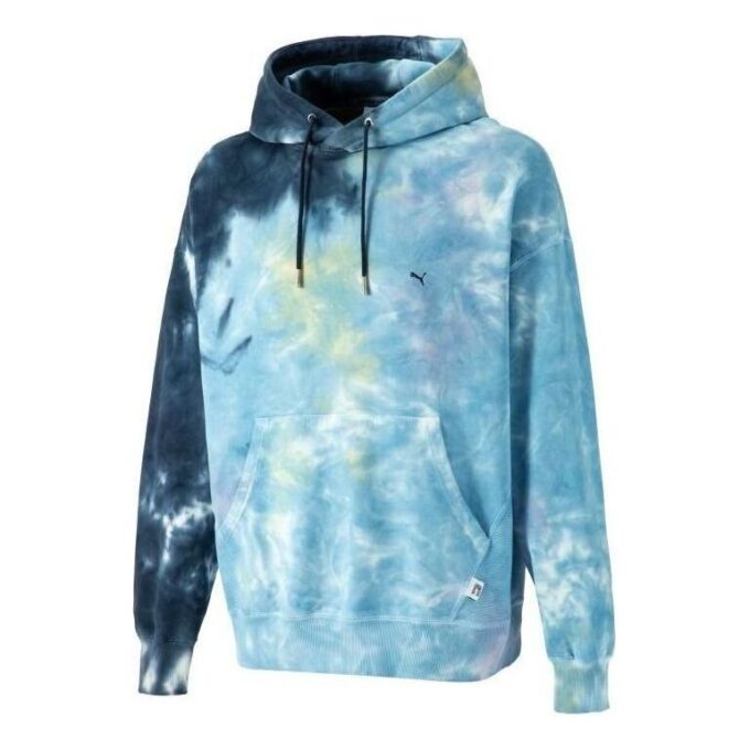 Sudadera con capucha tie-dye MMQ «Azul»