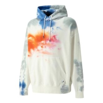Sudadera con capucha tie-dye MMQ «blanca»