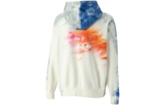 Sudadera con capucha tie-dye MMQ «blanca»