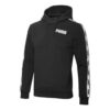 Sudadera con capucha y cinta adhesiva «Negro y blanco»