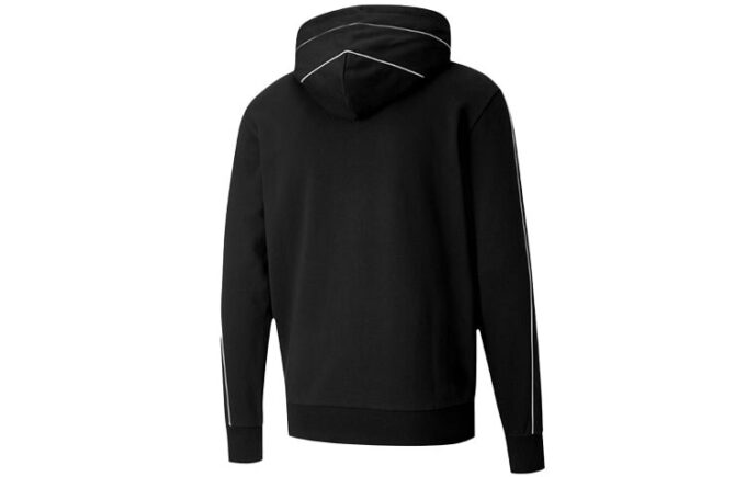 Sudadera con capucha y cremallera completa Avenir «Negra»