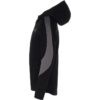 Sudadera con capucha y cremallera completa Evostripe «Negra»