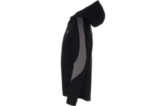 Sudadera con capucha y cremallera completa Evostripe «Negra»