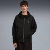 Sudadera con capucha y cremallera para hombre con elementos esenciales de armario Sudadera con capucha y cremallera para hombre con elementos esenciales de armario