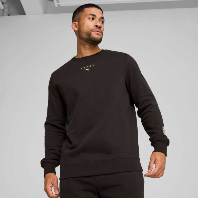Sudadera con capucha y cuello redondo para hombre de peso pesado PUMA x HYROX Sudadera con capucha y cuello redondo para hombre de peso pesado PUMA x HYROX