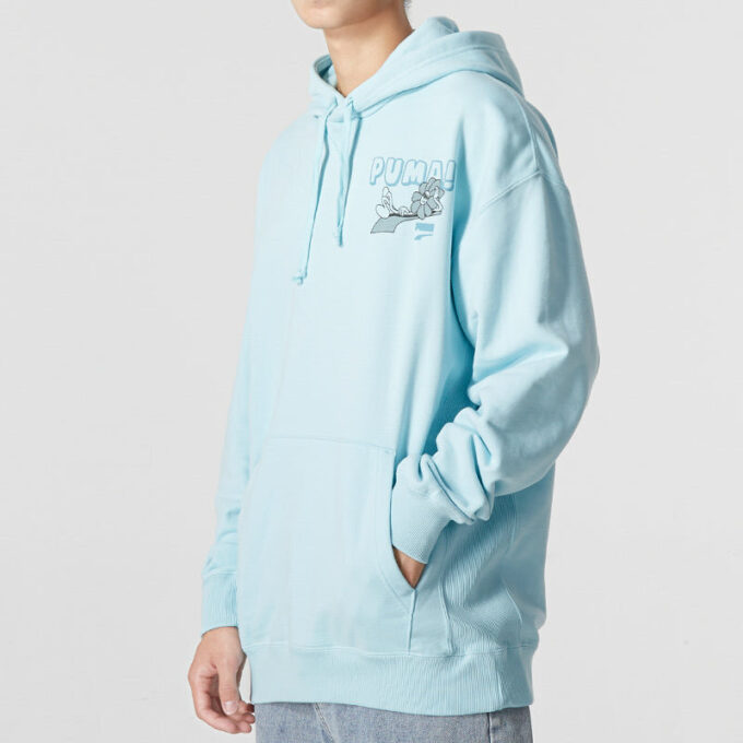 Sudadera con capucha y logo del centro «Azul»