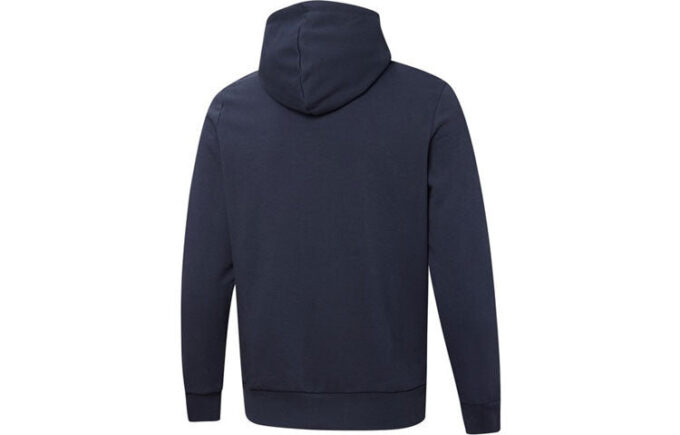 Sudadera con capucha y logo grande «Azul marino»