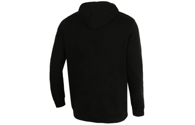 Sudadera con capucha y logo grande «Negro y blanco»