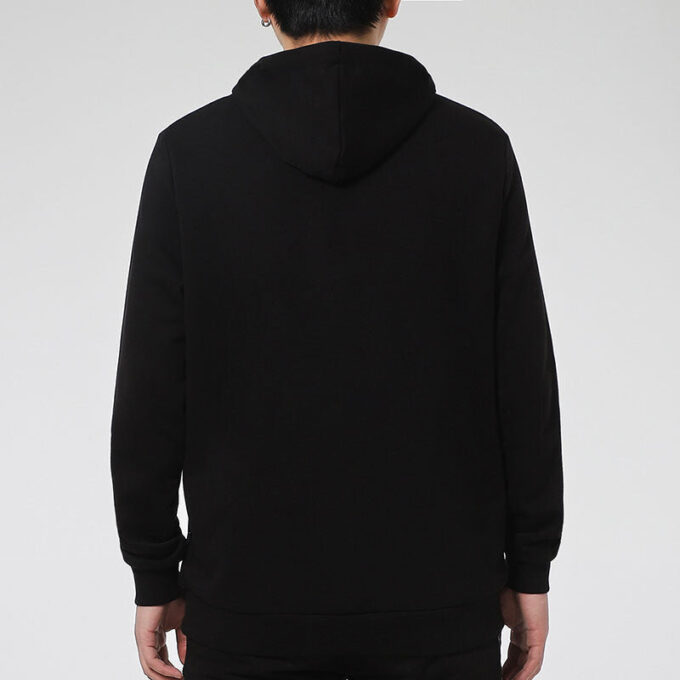 Sudadera con capucha y logo grande «Negro y blanco»