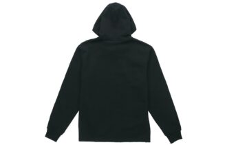 Sudadera con capucha y logo metálico «Black Gold»