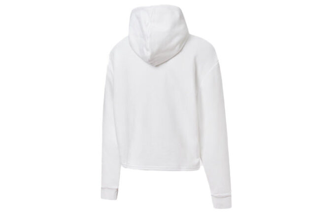 Sudadera con capucha y logo metálico «White Gold» (mujeres)