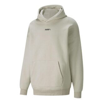 Sudadera con capucha y logo pequeño «Gris»