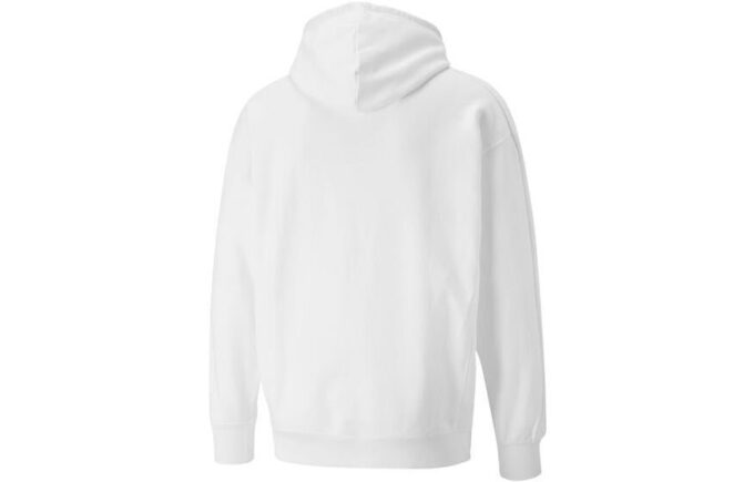 Sudadera con capucha y logotipo circular «Blanca»