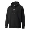 Sudadera con capucha y logotipo circular «Negra»