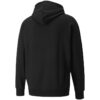 Sudadera con capucha y logotipo circular «Negra»