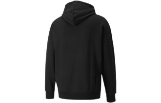 Sudadera con capucha y logotipo circular «Negra»