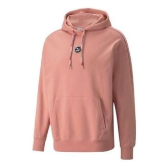 Sudadera con capucha y logotipo circular «rosa»