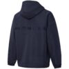 Sudadera con capucha y media cremallera MMQ «Azul marino»