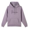 Sudadera con capucha y texto tonal «Morada» (WMNS)