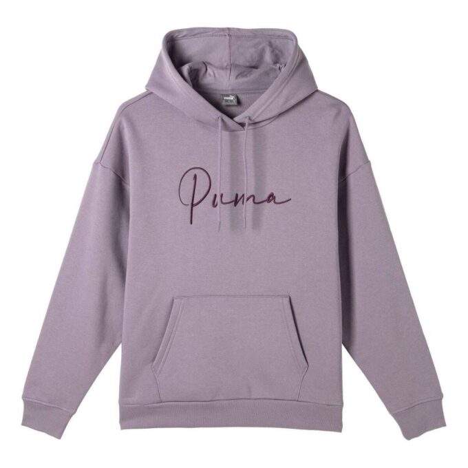 Sudadera con capucha y texto tonal «Morada» (WMNS)