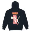 Sudadera con capucha YOTOX «Negro, rosa y verde»