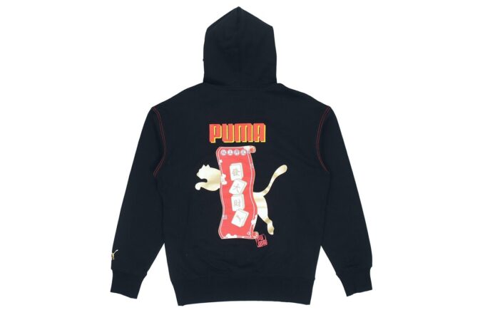 Sudadera con capucha YOTOX «Negro, rosa y verde»