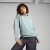 Sudadera con cuello redondo cómoda para mujer Elevated Essentials
