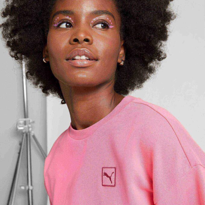 Sudadera con cuello redondo cómoda para mujer Elevated Essentials Sudadera con cuello redondo cómoda para mujer Elevated Essentials
