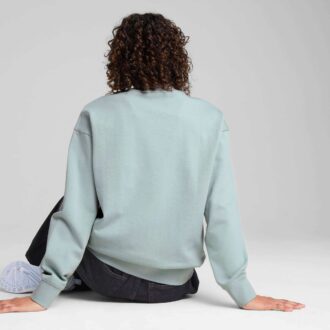 Sudadera con cuello redondo cómoda para mujer Elevated Essentials