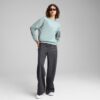 Sudadera con cuello redondo cómoda para mujer Elevated Essentials