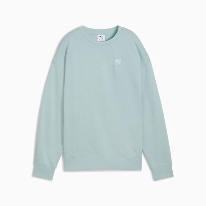Sudadera con cuello redondo cómoda para mujer Elevated Essentials