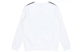 Sudadera con cuello redondo Metallic Nights «Blanco, negro y dorado»