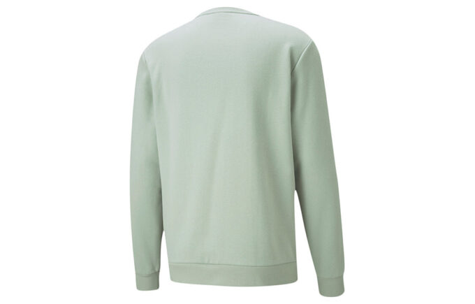 Sudadera con cuello redondo Metallic Nights «Verde oliva y blanco»