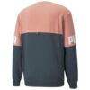 Sudadera con cuello redondo y bloques de color Power «Rosa»
